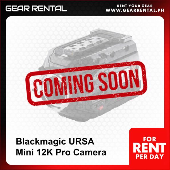 Blackmagic URSA Mini 12K Pro Camera + Gear Rental