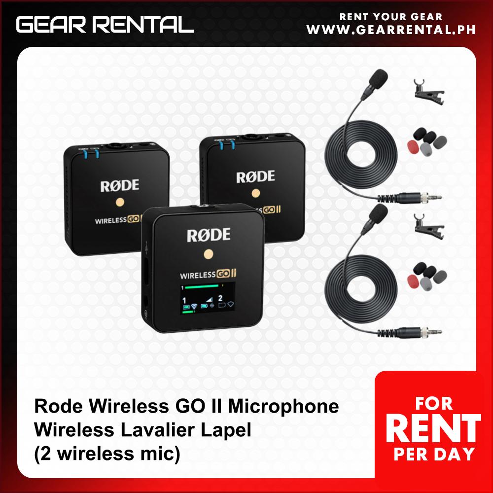 Røde Wireless GO II w/ Mics and Case Bundle